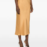 Gonna midi Orinoco con elastico in vita in yellow Antonelli - donna 