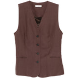 Gilet con bottoni Jesi in marrone Antonelli - donna 