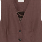 Gilet con bottoni Jesi in marrone Antonelli - donna 
