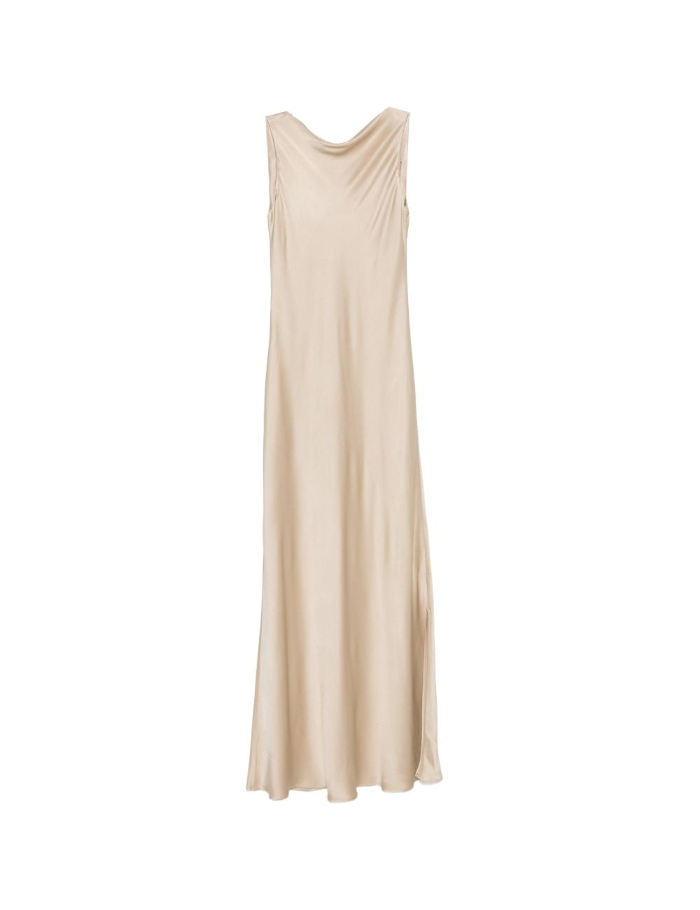 Abito con scollo a cascata Mara in beige Antonelli - donna 
