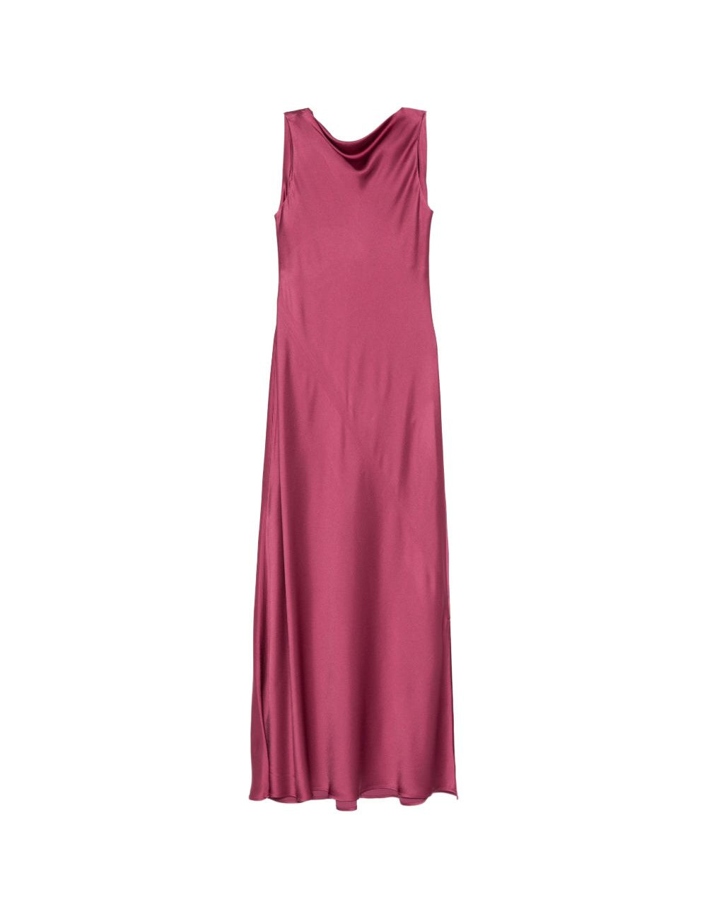Abito lungo con scollo a cascata Mara in viola Antonelli - donna 