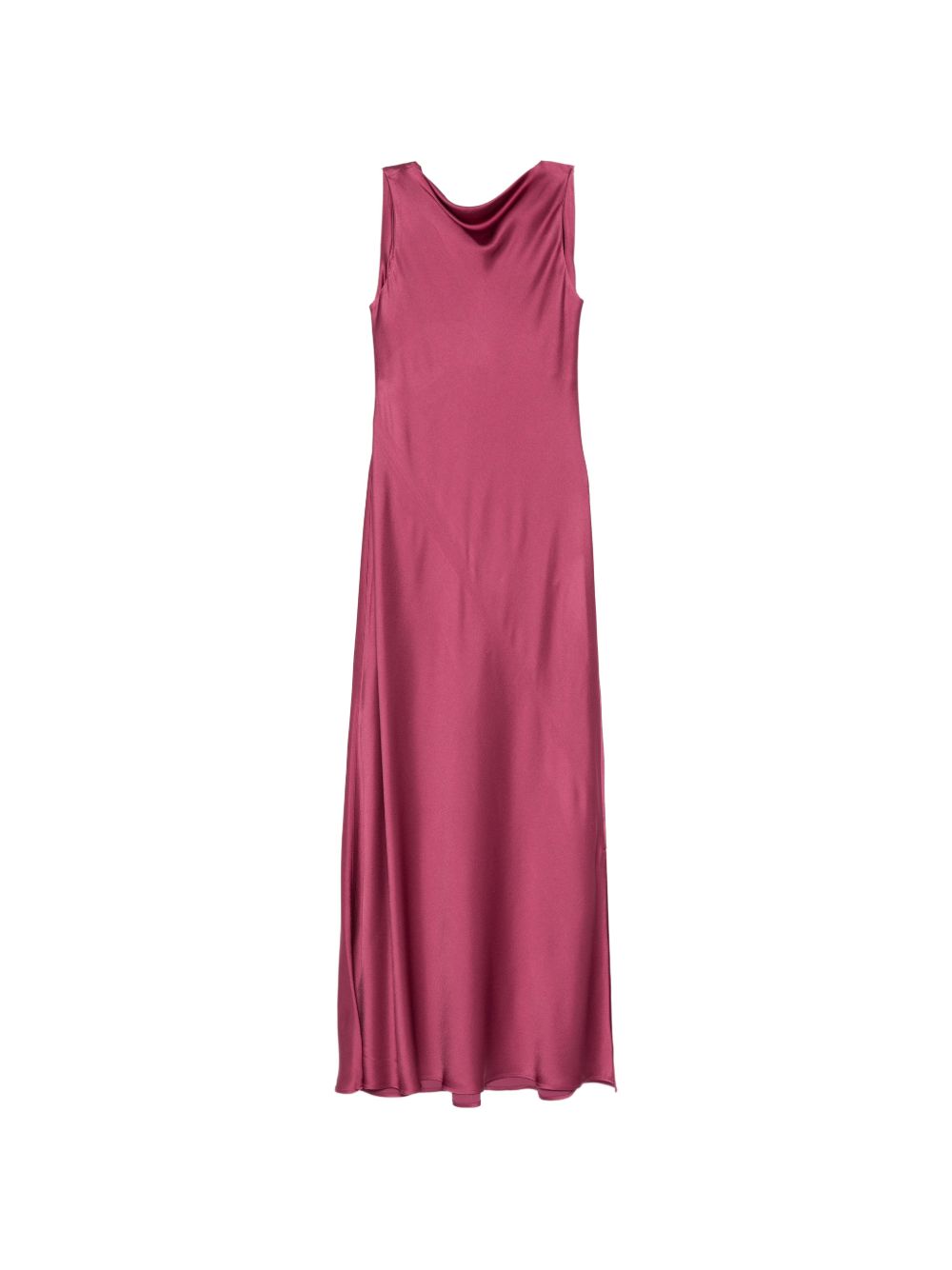 Abito lungo con scollo a cascata Mara in viola Antonelli - donna 