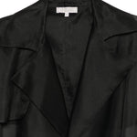 Cappotto trasparente con cintura in nero Antonelli - donna 