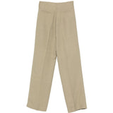 Pantaloni con pieghe stirate in verde Antonelli - donna 