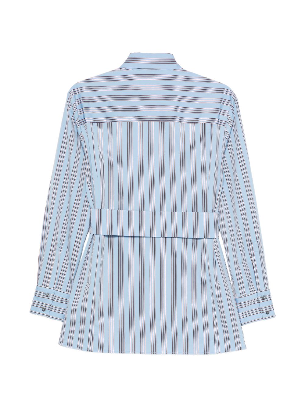 Camicia a righe con cintura in azzurro Antonelli - donna 