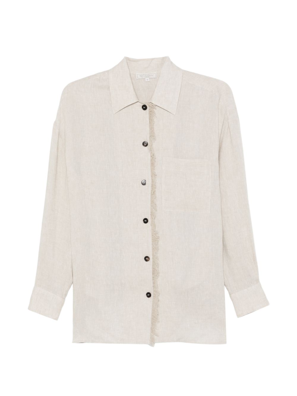 Camicia con frange in grigio Antonelli - donna 