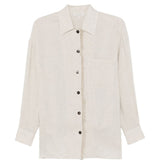 Camicia con frange in grigio Antonelli - donna 