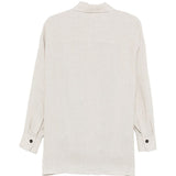 Camicia con frange in grigio Antonelli - donna 