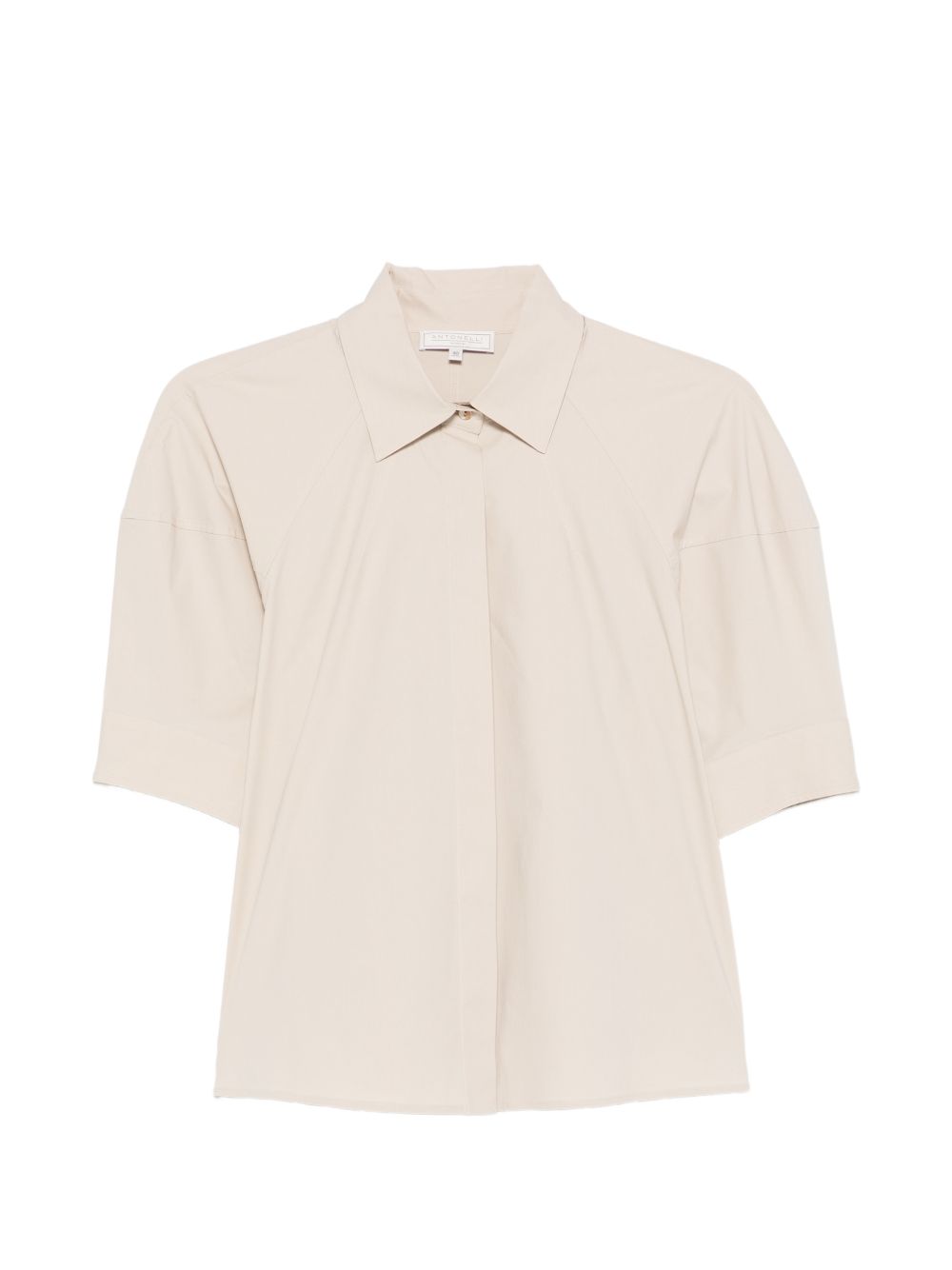 Camicia a maniche corte in beige Antonelli - donna 
