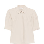 Camicia a maniche corte in beige Antonelli - donna 
