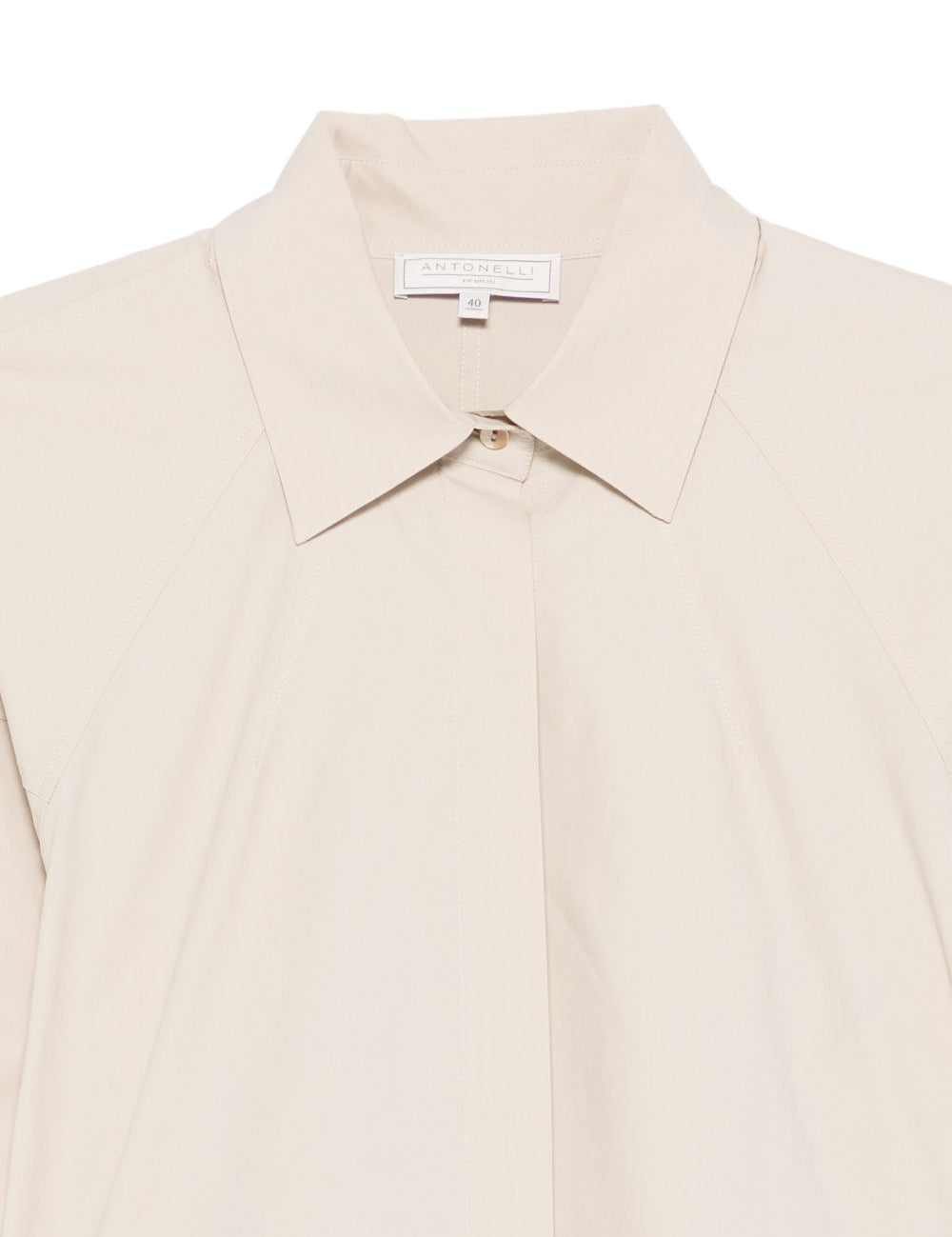 Camicia a maniche corte in beige Antonelli - donna 