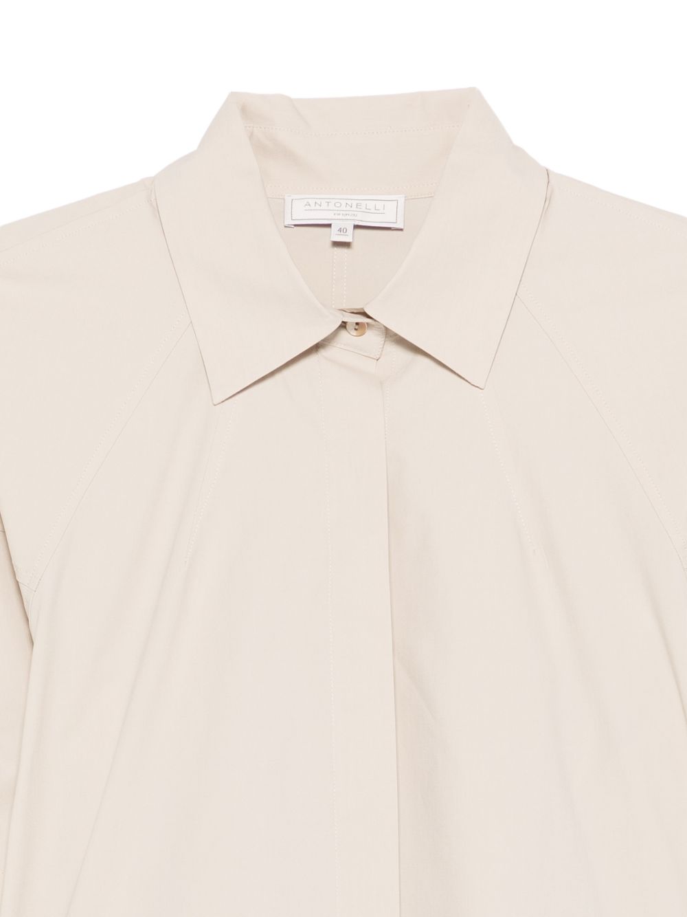 Camicia a maniche corte in beige Antonelli - donna 