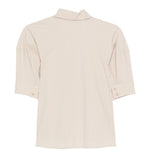 Camicia a maniche corte in beige Antonelli - donna 