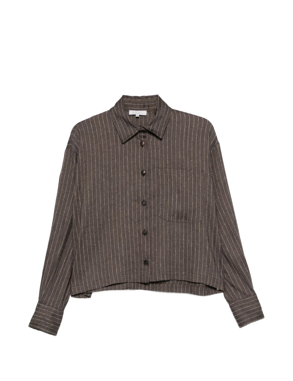 Camicia a righe in marrone Antonelli - donna 