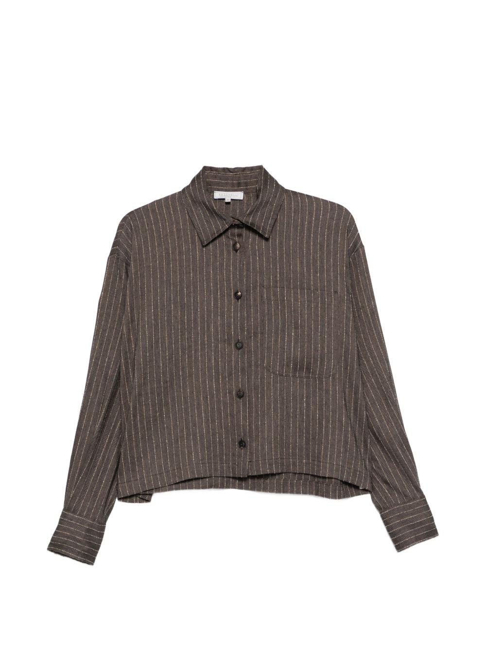 Camicia a righe in marrone Antonelli - donna 