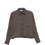 Camicia a righe in marrone Antonelli - donna 
