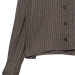 Camicia a righe in marrone Antonelli - donna 