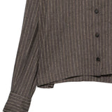 Camicia a righe in marrone Antonelli - donna 