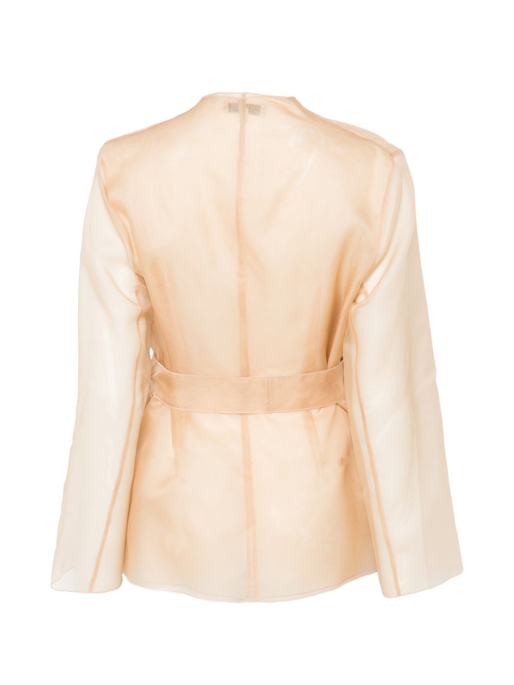 Giacca con scollo a v e cintura in beige Antonelli - donna 