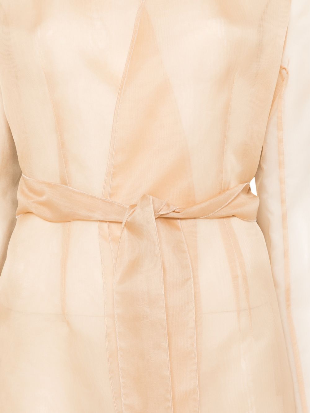 Giacca con scollo a v e cintura in beige Antonelli - donna 
