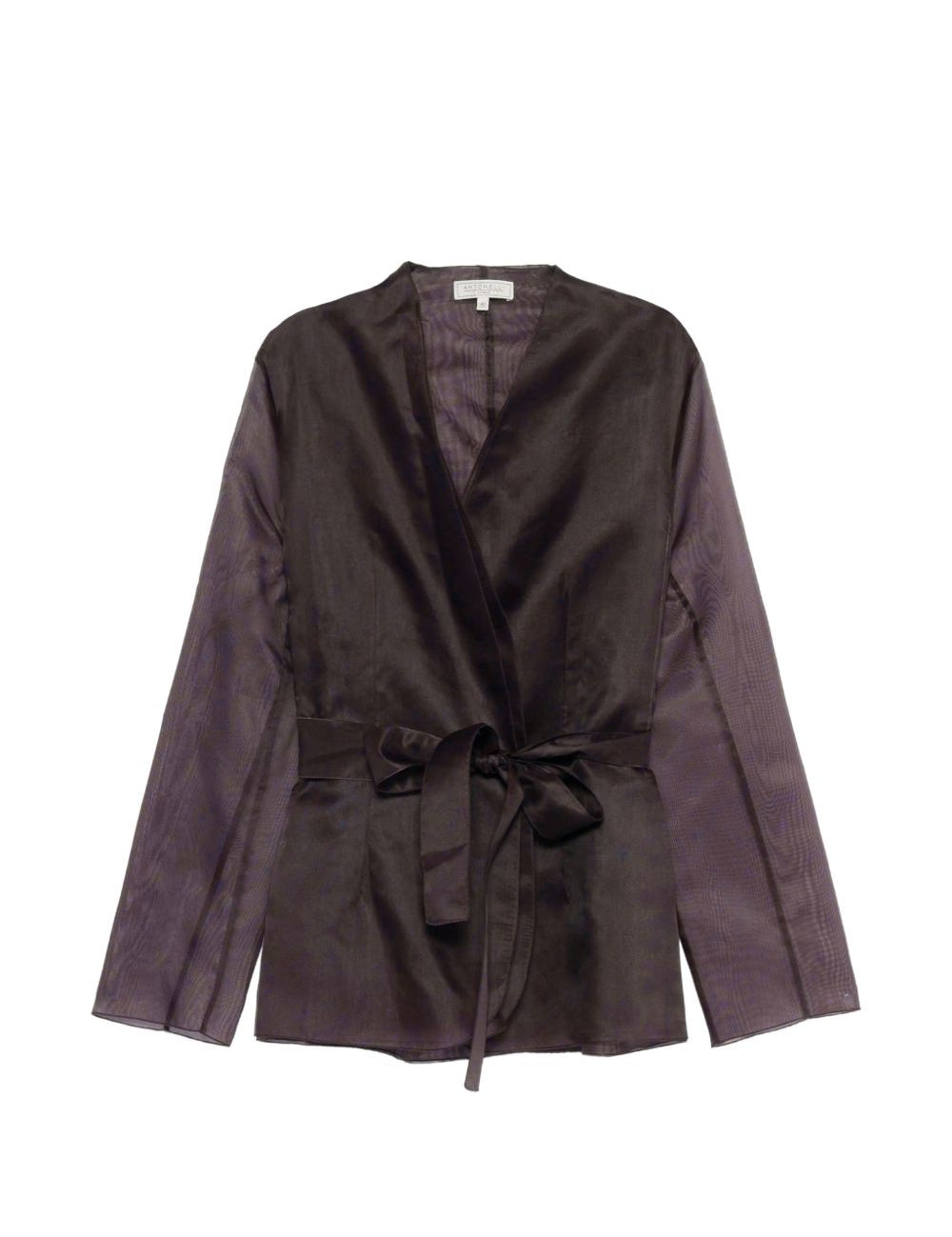 Giacca kimono in marrone scuro Antonelli - donna 