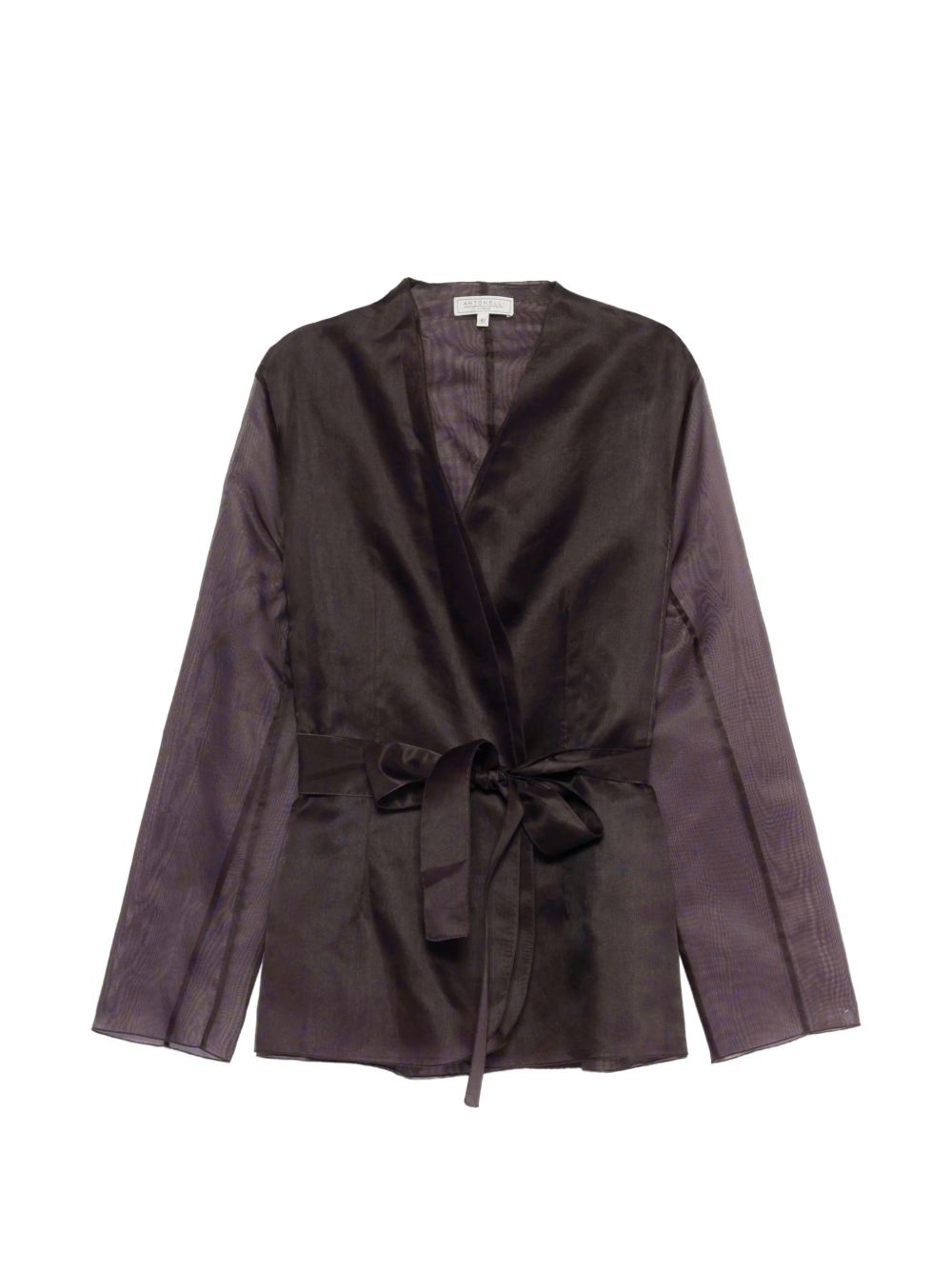 Giacca kimono in marrone scuro Antonelli - donna 