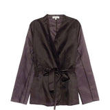 Giacca kimono in marrone scuro Antonelli - donna 