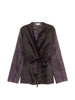 Antonelli dark brown kimono jacket - women