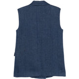 Gilet doppiopetto in blu Antonelli - donna 