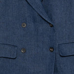 Gilet doppiopetto in blu Antonelli - donna 
