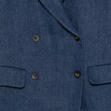 Gilet doppiopetto in blu Antonelli - donna 