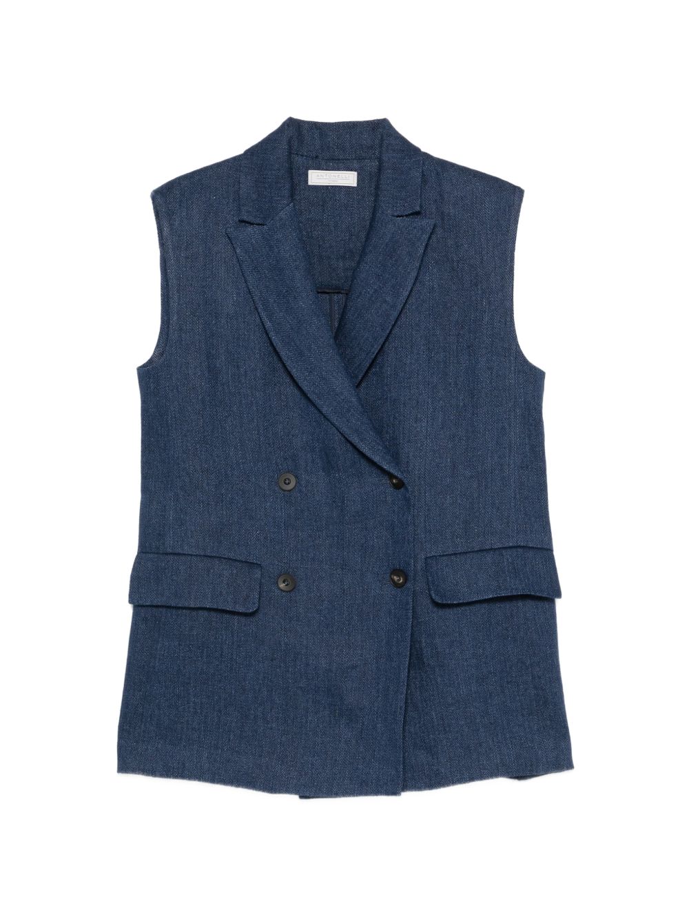 Gilet doppiopetto in blu Antonelli - donna 
