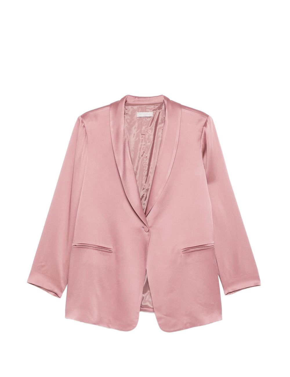 Giacca monopetto satinata in rosa Antonelli - donna 