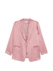 Giacca monopetto satinata in rosa Antonelli - donna