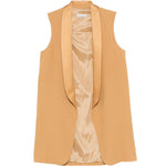 Gilet con collo a sciallo in giallo Antonelli - donna 