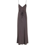 Abito midi con effetto satinato lukas in viola Antonelli - donna 