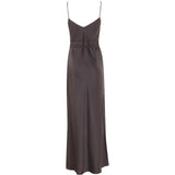 Abito midi con effetto satinato lukas in viola Antonelli - donna 