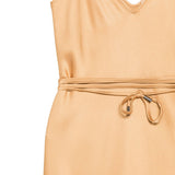 Abito midi con scollo a V di Lukas in nero Antonelli - donna 