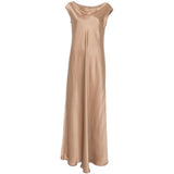Abito lungo Maxwell decorato con paillettes in beige Antonelli - donna 