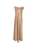 Abito lungo Maxwell decorato con paillettes in beige Antonelli - donna