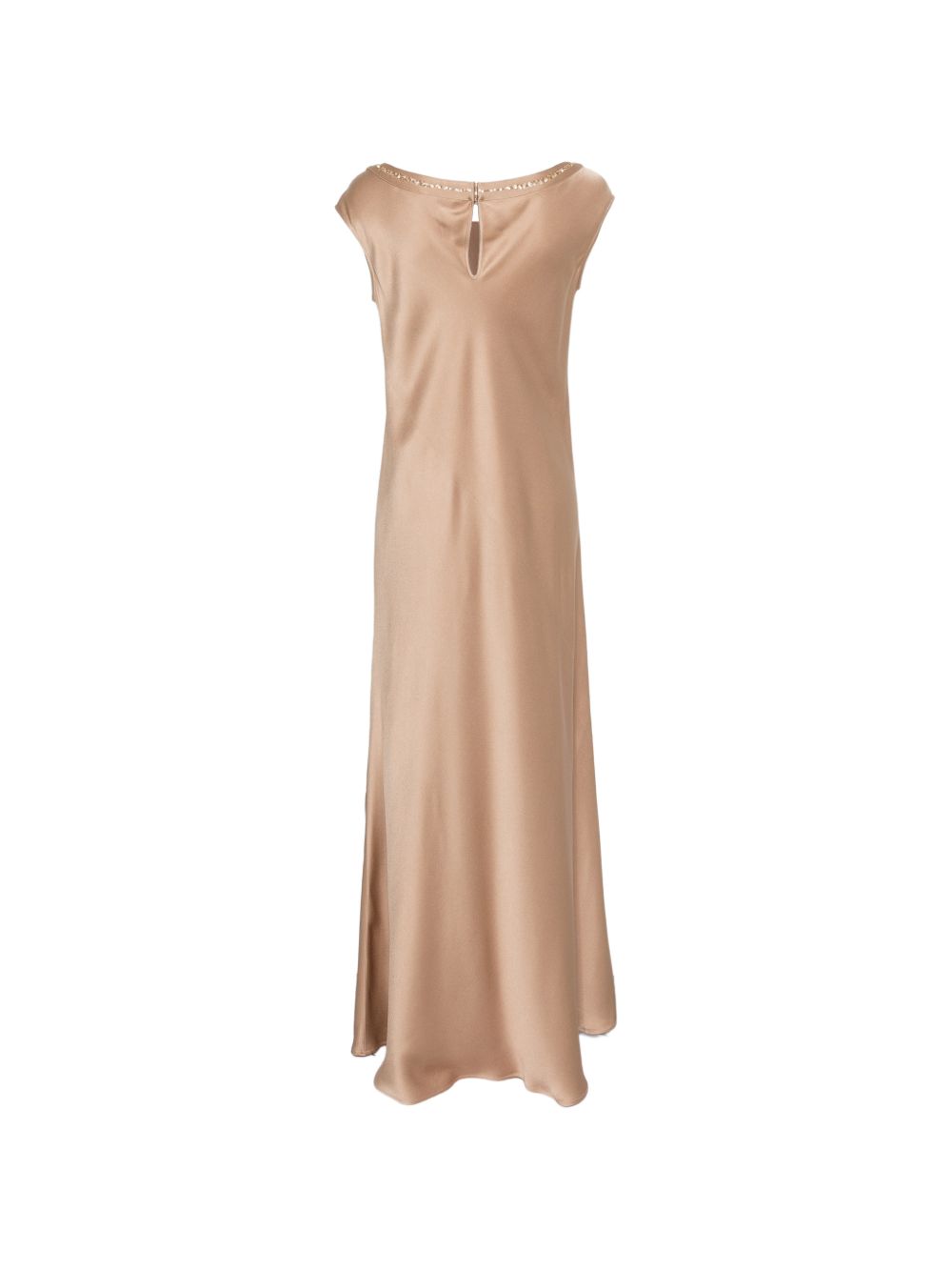 Abito lungo Maxwell decorato con paillettes in beige Antonelli - donna 