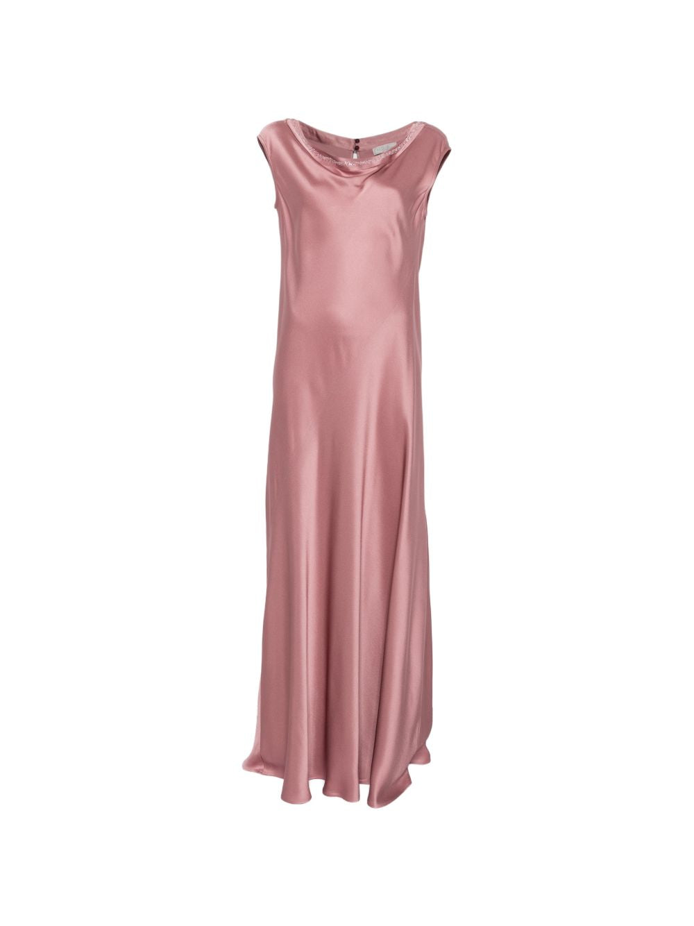 Abito lungo Maxwell decorato con paillettes in rosa Antonelli - donna 