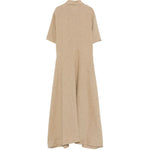 Abito midi con bottoni in marrone Antonelli - donna 