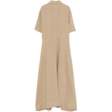 Abito midi con bottoni in marrone Antonelli - donna 