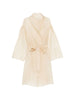 Sheer dress with Gustav belt in beige Antonelli - women