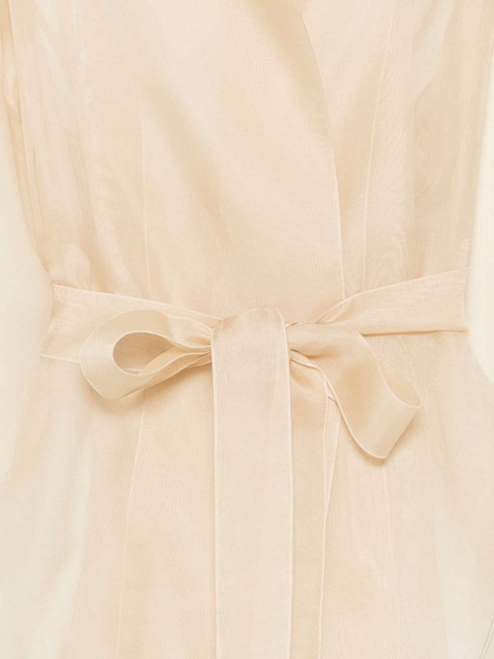 Abito trasparente con cintura gustav in beige Antonelli - donna 