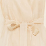 Abito trasparente con cintura gustav in beige Antonelli - donna 