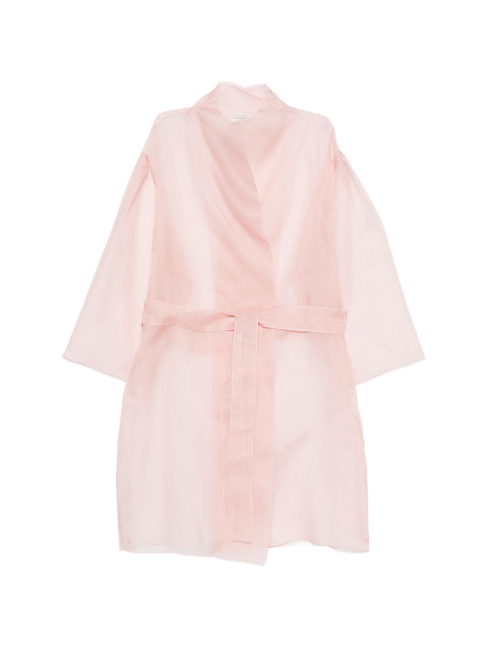 Abito semi-trasparente con cintura in rosa Antonelli - donna 