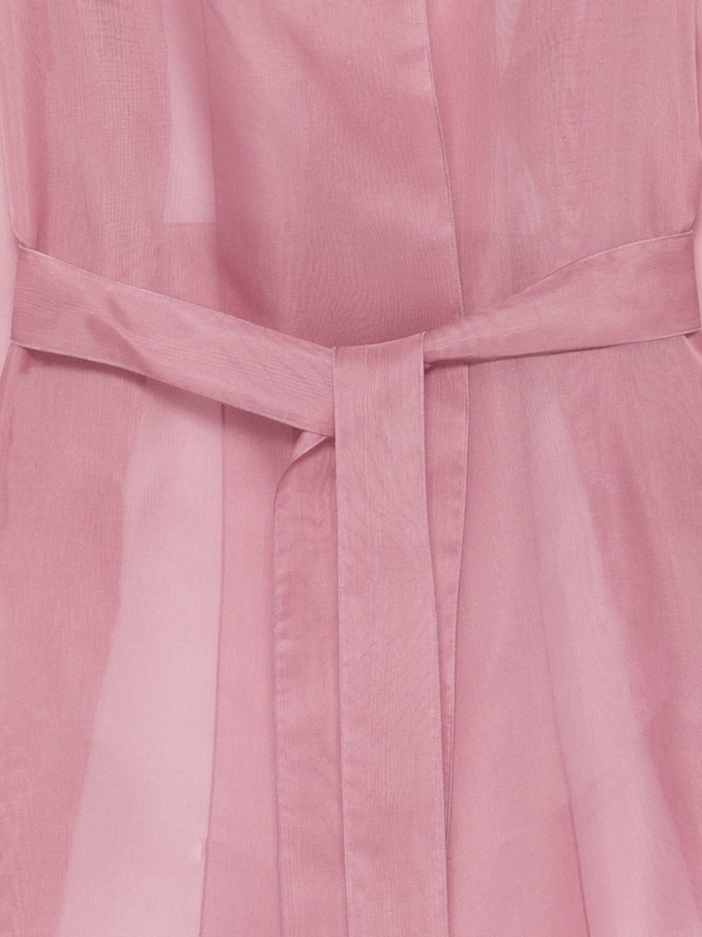 Abito semi-trasparente con cintura in rosa Antonelli - donna 