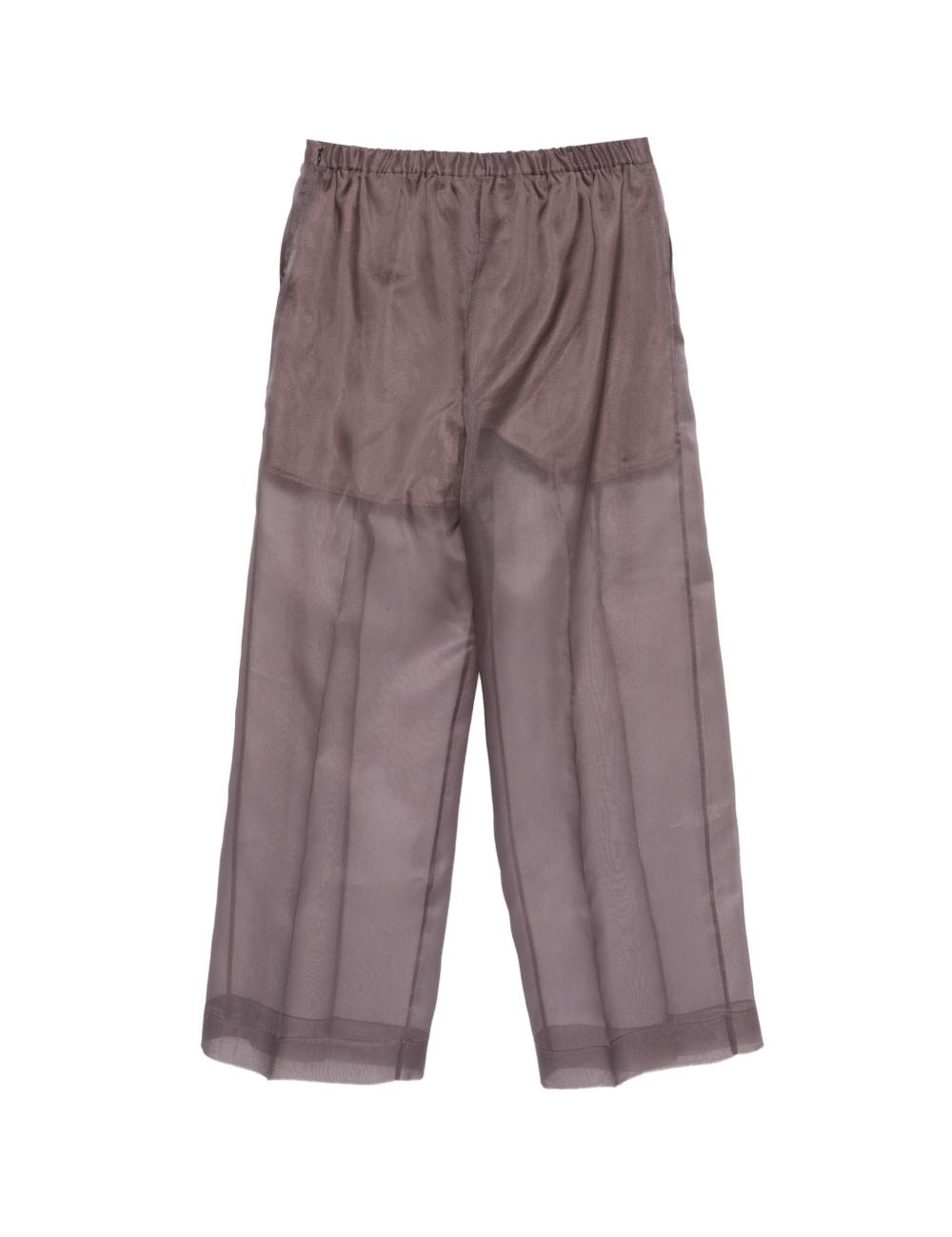 Pantaloni trasparenti a gamba larga in viola Antonelli - donna 